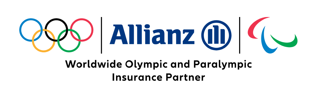 Olympic and Paralympic logos with Allianz logo