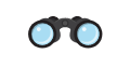 Cartoon binoculars