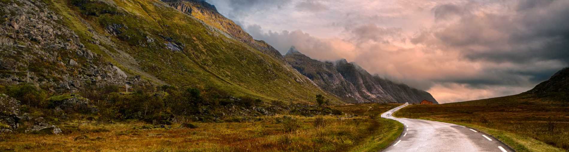 Road throught valley on hills - whats covered under car warranty