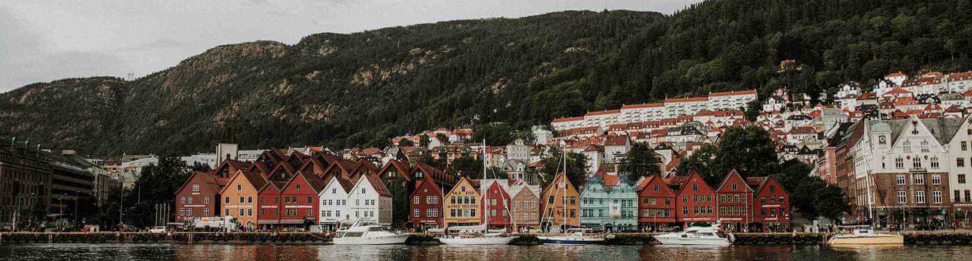 Bergen waterfront in Norway